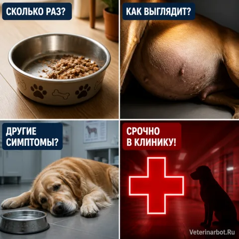 Рвота у питомца: паниковать или подождать?