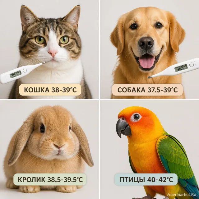 Нормальная температура у питомцев: цифры, которые стоит знать