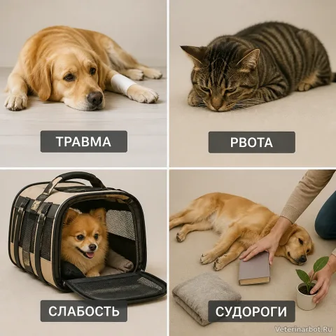 Как везти питомца к ветеринару: что делать в машине