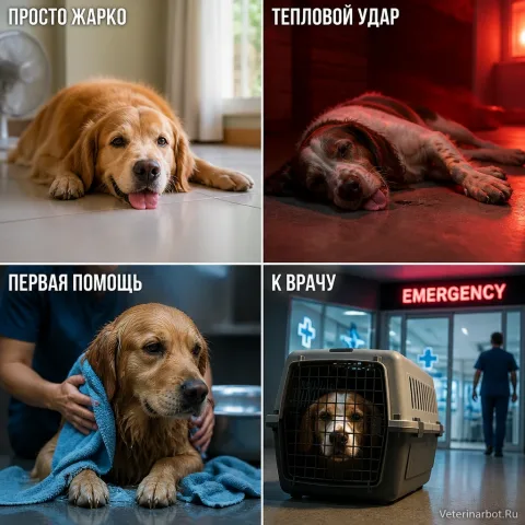 Вялый питомец в жару: перегрев или что-то серьёзнее?