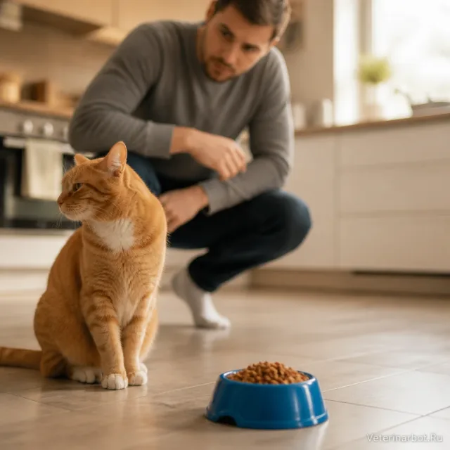 Кот не ест: как описать боту за 1 сообщение