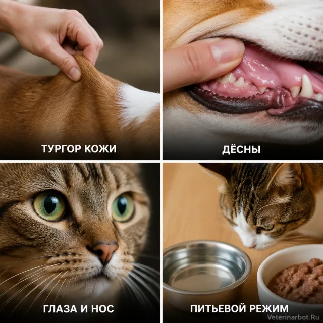 Обезвоживание у питомца: проверь за 60 секунд