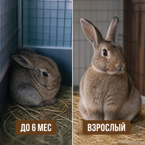 Кролик: тревожные сигналы по возрасту