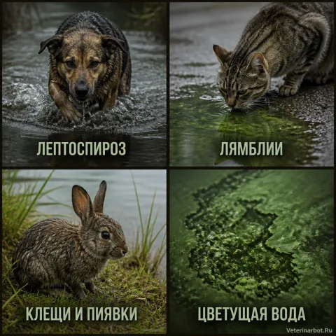 Вода на даче: что проверить после купания питомца
