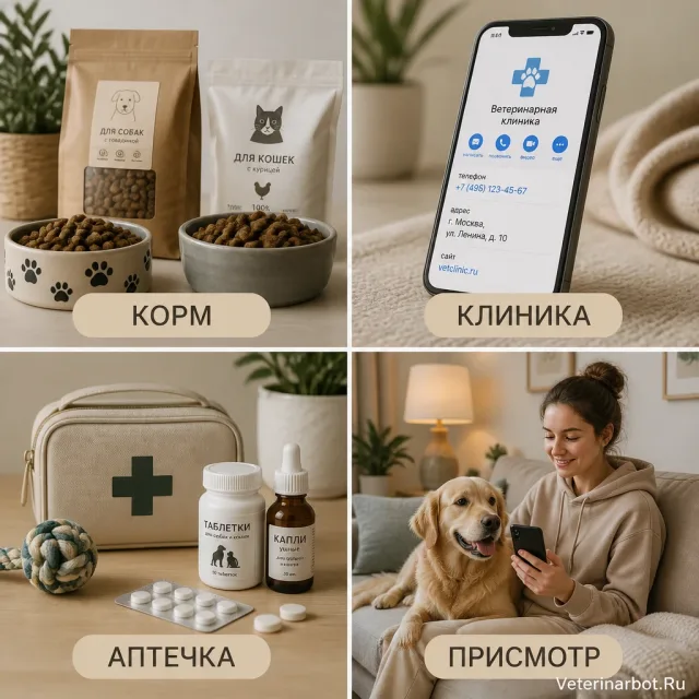 Чеклист перед длинными выходными с питомцем