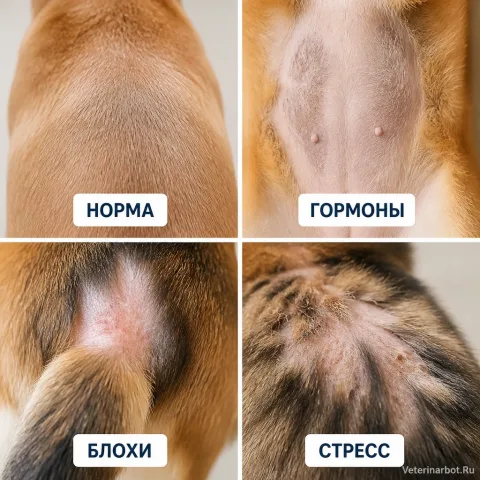Линька или проблема? Смотри на зоны