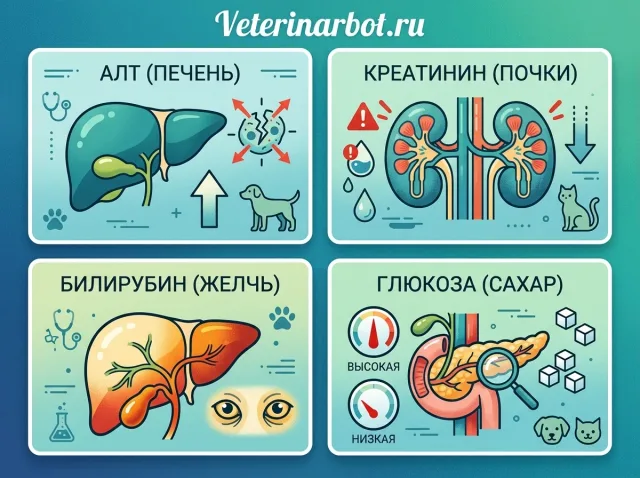 Как читать биохимический анализ крови питомца