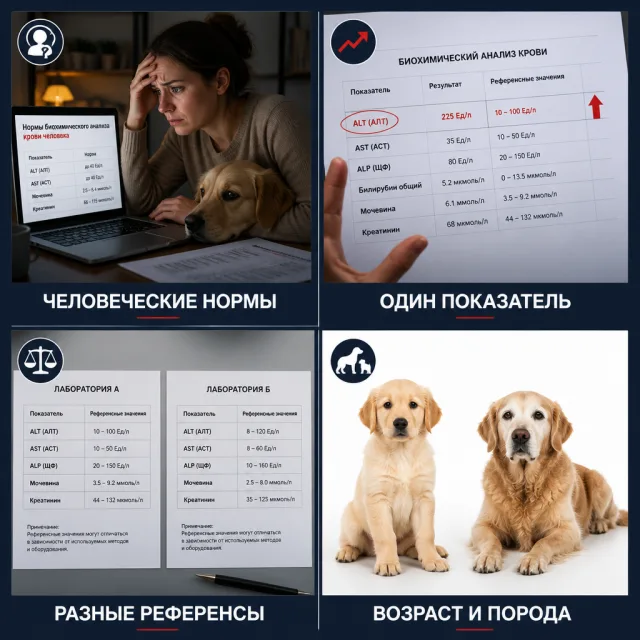 5 ошибок при чтении ветеринарных анализов