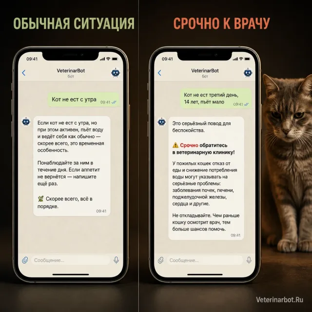 Почему «кот не ест» - это не всегда одно и то же
