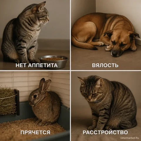 Почему питомец «сломался» в понедельник, хотя выходные прошли нормально